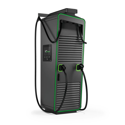 Alpitronic HYC400 DC ταχυφορτιστής 400 kW — μπροστινή όψη με Cable Management System