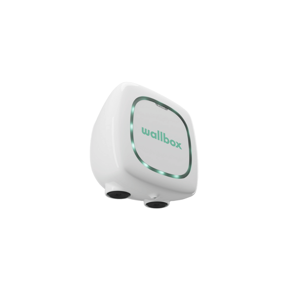 Φορτιστής  Wallbox Pulsar Plus με ενσωματωμένο καλώδιο φόρτισης Τ2 - EV House - Κινούμαι Ηλεκτρικά