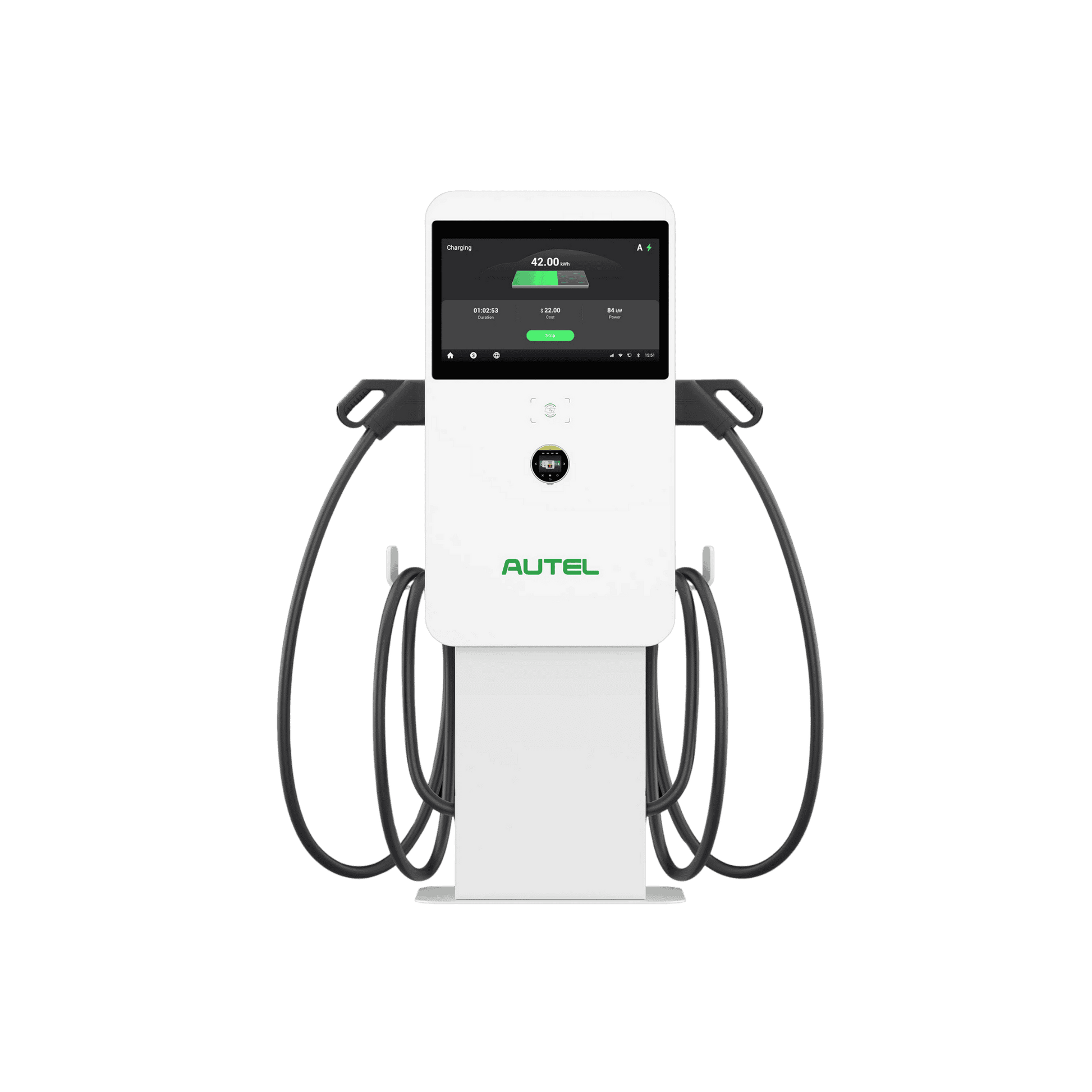 utel MaxiCharger DC Compact 50kW ταχυφορτιστής DC με διπλή θύρα CCS