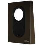 Zaptec Go Front Cover Wood Brown